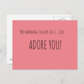 顔を出す意味がない ポストカード (正面/裏面)