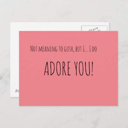 顔を出す意味がない ポストカード (正面/裏面)