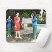 顔を引っ張る マウスパッド (マウス)