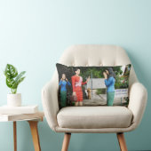 顔を引っ張る ランバークッション (椅子)