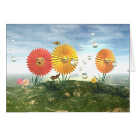 顔を搭載する花