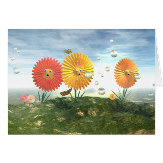 顔を搭載する花