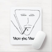 顔を見て下さい マウスパッド (マウス)