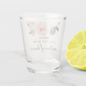 顔を赤くさせる開花マトロン名誉の提案ShotGlass ショットグラス (裏面)