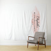 顔を赤らめる引退パーティーの背景、写真撮影小道具 タペストリー (インサイチュ(横))