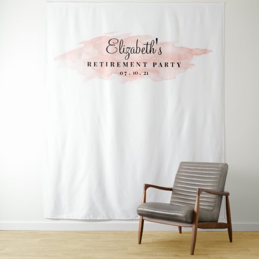 顔を赤らめる引退パーティーの背景、写真撮影小道具 タペストリー (インサイチュ)