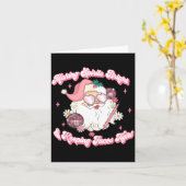 顔を輝かせ、シワをなくすクリスマス カード (黄色い花)