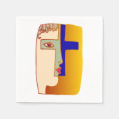 顔インアクロス紙ナプキンス スタンダードカクテルナプキン (正面)