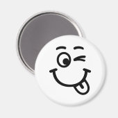顔ウインク マグネット (正面/裏面)