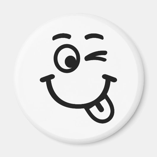 顔ウインク マグネット (正面)