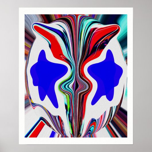 顔エイリアン ポスター (正面)