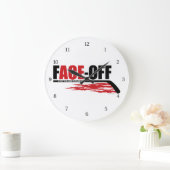 顔オフエース大時計 ラージ壁時計 (ホーム)