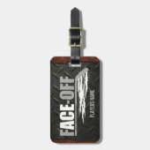 顔オフACE （ホッケー）荷物タグ ラゲッジタグ (正面縦)