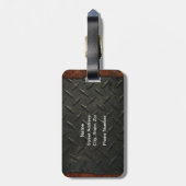 顔オフACE （ホッケー）荷物タグ ラゲッジタグ (裏面縦)