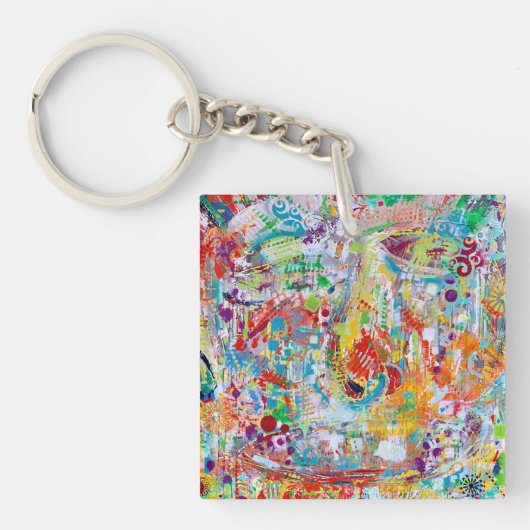 顔オフKeychain キーホルダー (正面)