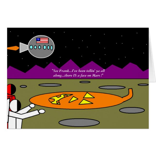 顔オン火星 (正面横)