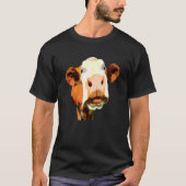 顔カウ Tシャツ (正面)
