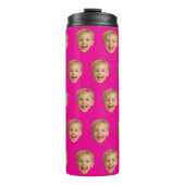 顔カスタムギフト、パーソナライズされた顔写真、家族 タンブラー (正面)