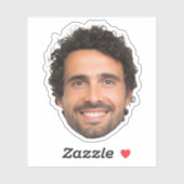 顔カスタムシール、写真のシール シール (シート)