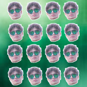 顔カスタムステッカー、ステッパーソナライズされたカー、顔 シール