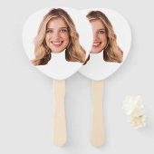 顔カスタムハンドファン | おもしろいバチェロレッテ ハンドファン (正面&裏面)