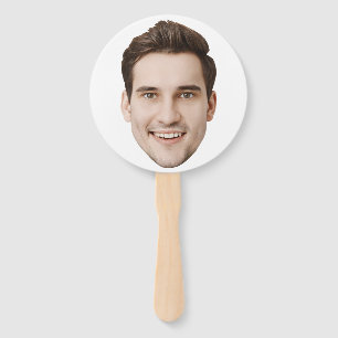 顔カスタムバチェロレッテ誕生日カップケーキ ハンドファン