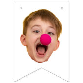 顔カスタムバナー、誕生日バナー バンティングフラッグ (第2の旗)