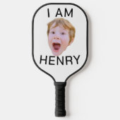 顔カスタムピックボール誕生日パーティーマッチング ピックルボールラケット (正面)