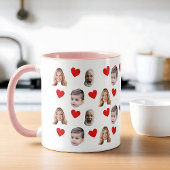 顔カスタムフォトマグカップ | カスタム写真マググ マグカップ