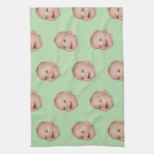 顔カスタムベーキングギフトパーソナライズされたおばあちゃんの キッチンタオル (縦)