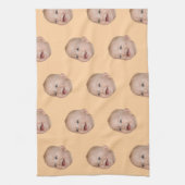 顔カスタムベーキングギフトパーソナライズされたおばあちゃんの キッチンタオル (縦)