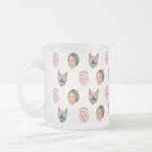 顔カスタムマグ、カスタム写真マグ、家族のギフト フロストグラスマグカップ (左)