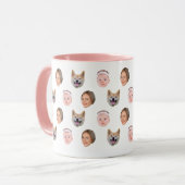 顔カスタムマグ、カスタム写真マグ、家族のギフト マグカップ (正面左)