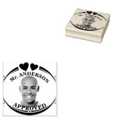 顔カスタム先生のおもしろい承認の作成 ラバースタンプ (押印)