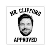 顔カスタム先生承認おもしろいゴムの作成 セルフインキングスタンプ (デザイン)