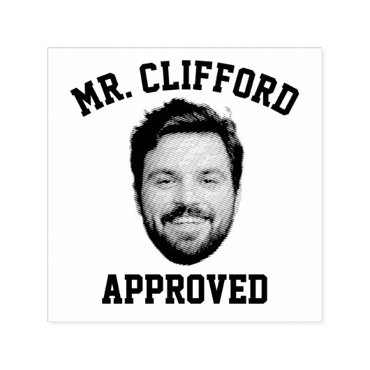 顔カスタム先生承認おもしろいゴムの作成 セルフインキングスタンプ (デザイン)