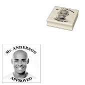 顔カスタム先生承認おもしろいゴムの作成 ラバースタンプ (押印)