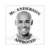 顔カスタム先生承認おもしろいゴムの作成 ラバースタンプ (インプリント)