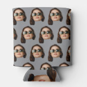 顔カスタム誕生日ウィーズバチュラーパーティ 缶クーラー (裏面)