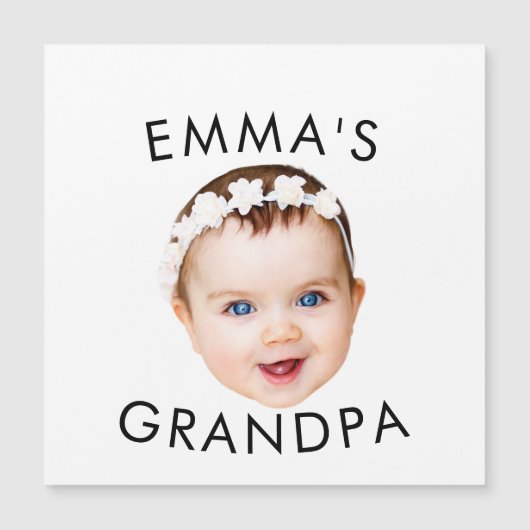 顔カスタム誕生日母おばあちゃん祖母 (正面)