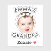 顔カスタム誕生日母おばあちゃん祖母 シール (シート)