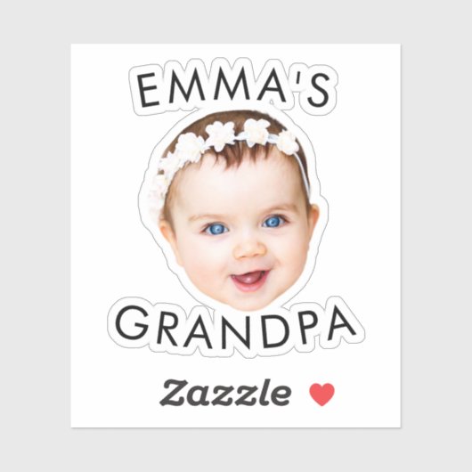 顔カスタム誕生日母おばあちゃん祖母 シール (シート)