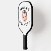 顔カスタム誕生日母おばあちゃん祖母 ピックルボールラケット (左)