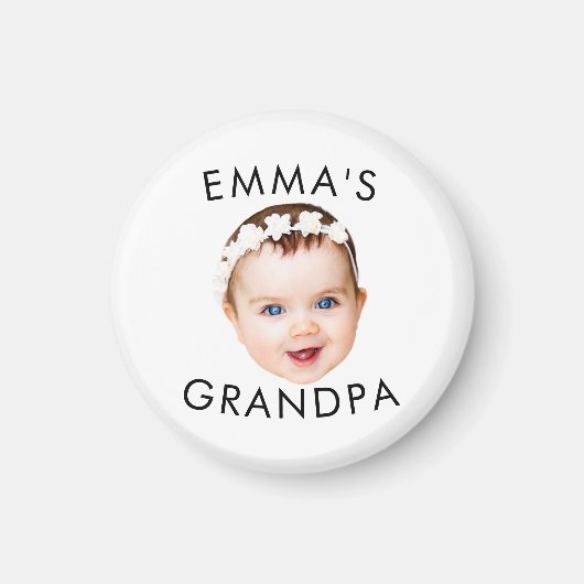 顔カスタム誕生日母おばあちゃん祖母 マグネット