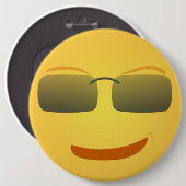 顔カッコいいボタン 缶バッジ (正面&裏面)