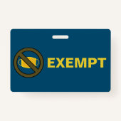 顔カバーから除外ひまわりバッジ バッジ (裏面)