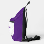 顔カラフルズ女子デー国際的3月8日 スリングバッグ (右)