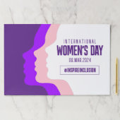 顔カラフルズ女子デー国際的3月8日 ペーパーパッド (インサイチュ)