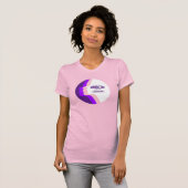 顔カラフルズ女子デー国際的3月8日 Tシャツ (正面フル)