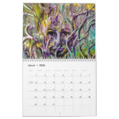 顔カレンダー カレンダー (3月 2026)